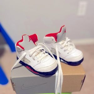 White, red and black Toddler Jordan